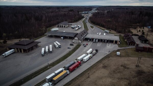 Контрольно-пропускной пункт Терехово на российско-латвийской границе - Sputnik Латвия