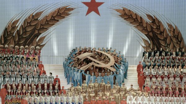 Участники концерта, посвященного 60-летию образования СССР - Sputnik Латвия