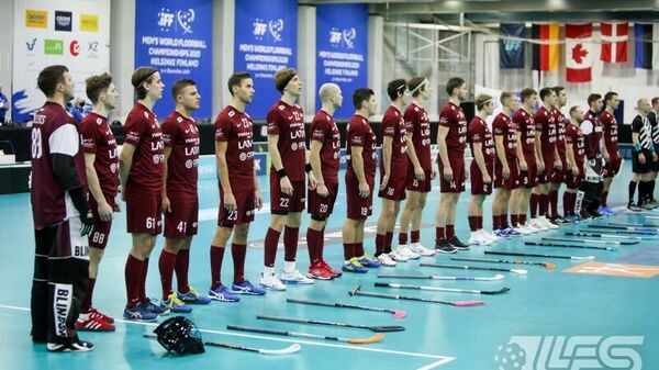 Латвийские Флорболисты на чемпионате мира - Sputnik Латвия
