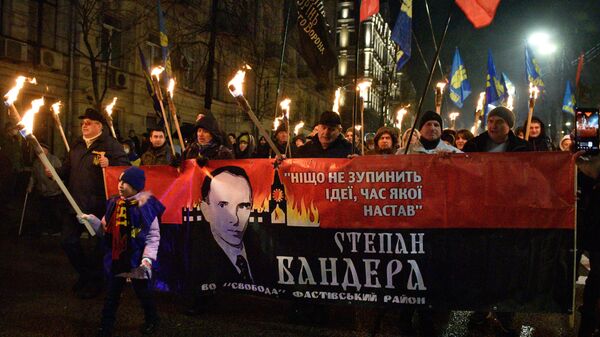 Марш националистов в Киеве - Sputnik Latvija