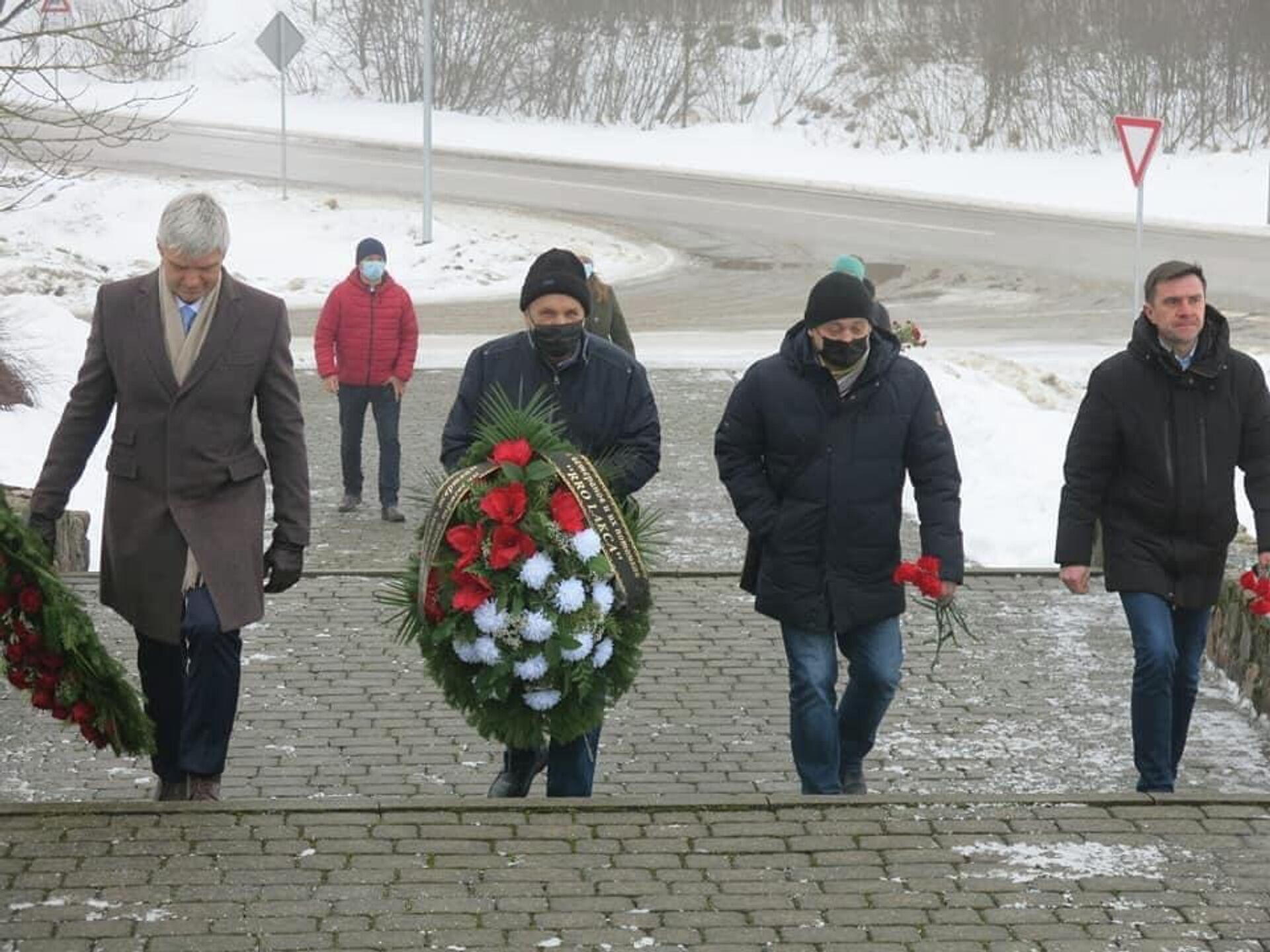 Памятные мероприятия в годовщину трагедии латгальской деревни Аудрини - Sputnik Латвия, 1920, 06.01.2022