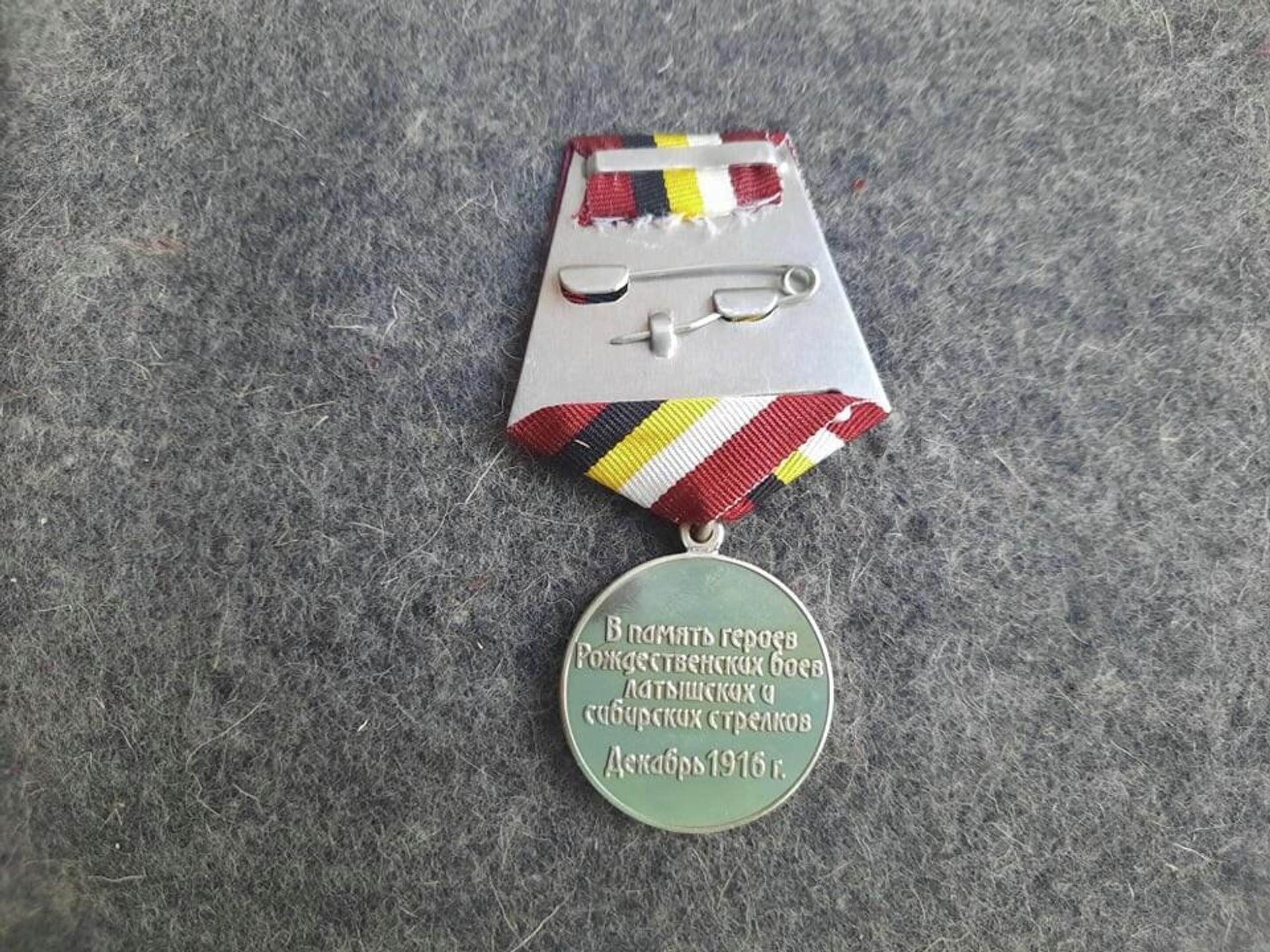 Общественная медаль В память героев Рождественских боев латышских и сибирских стрелков - Sputnik Латвия, 1920, 07.01.2022
