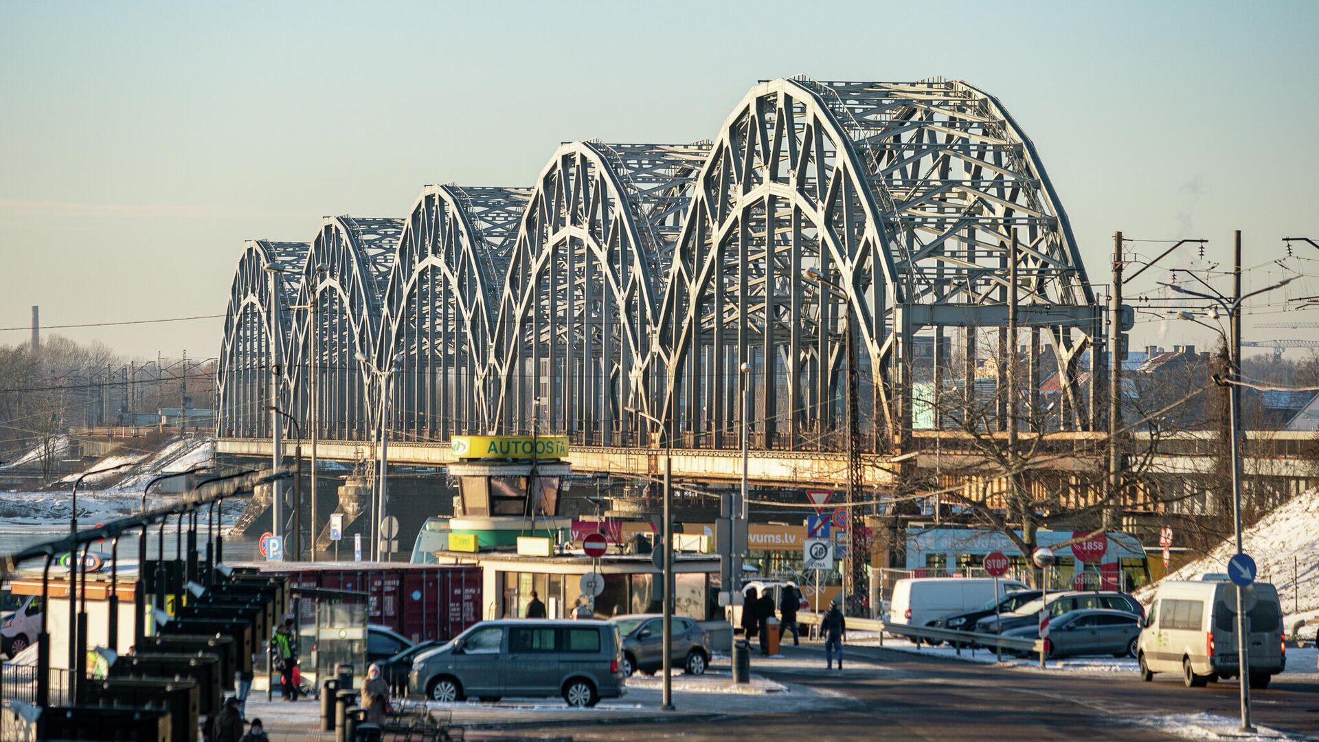 Рижский железнодорожный мост - Sputnik Латвия, 1920, 23.03.2022