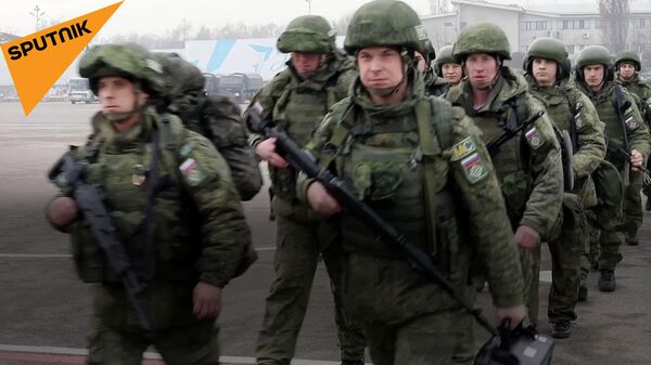 Российские миротворцы вылетают из Казахстана: миссия ОДКБ завершена - Sputnik Латвия