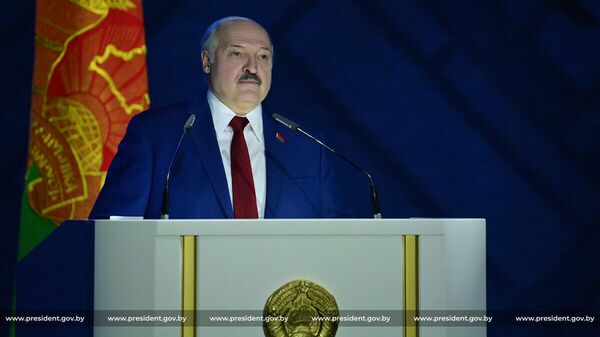 Александр Лукашенко 28 января во Дворце Республики обращается с ежегодным посланием - Sputnik Латвия