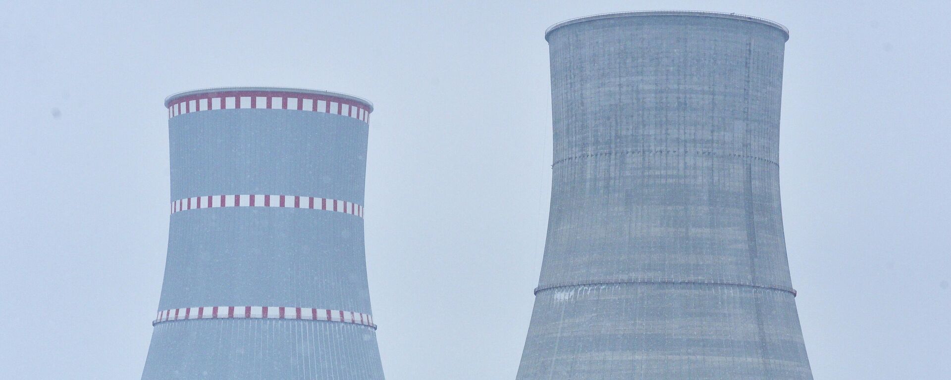 Строящаяся Белорусская атомная электростанция зимой. Архивное фото - Sputnik Латвия, 1920, 22.01.2022