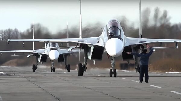 Пополнение в морской авиации Балтфлота: прибыли новейшие истребители - Sputnik Латвия