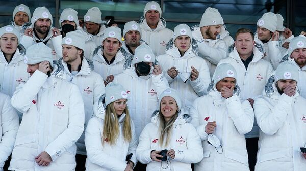Латвийские спортсмены перед отъездом на зимние Олимпийские игры в Пекине - Sputnik Латвия