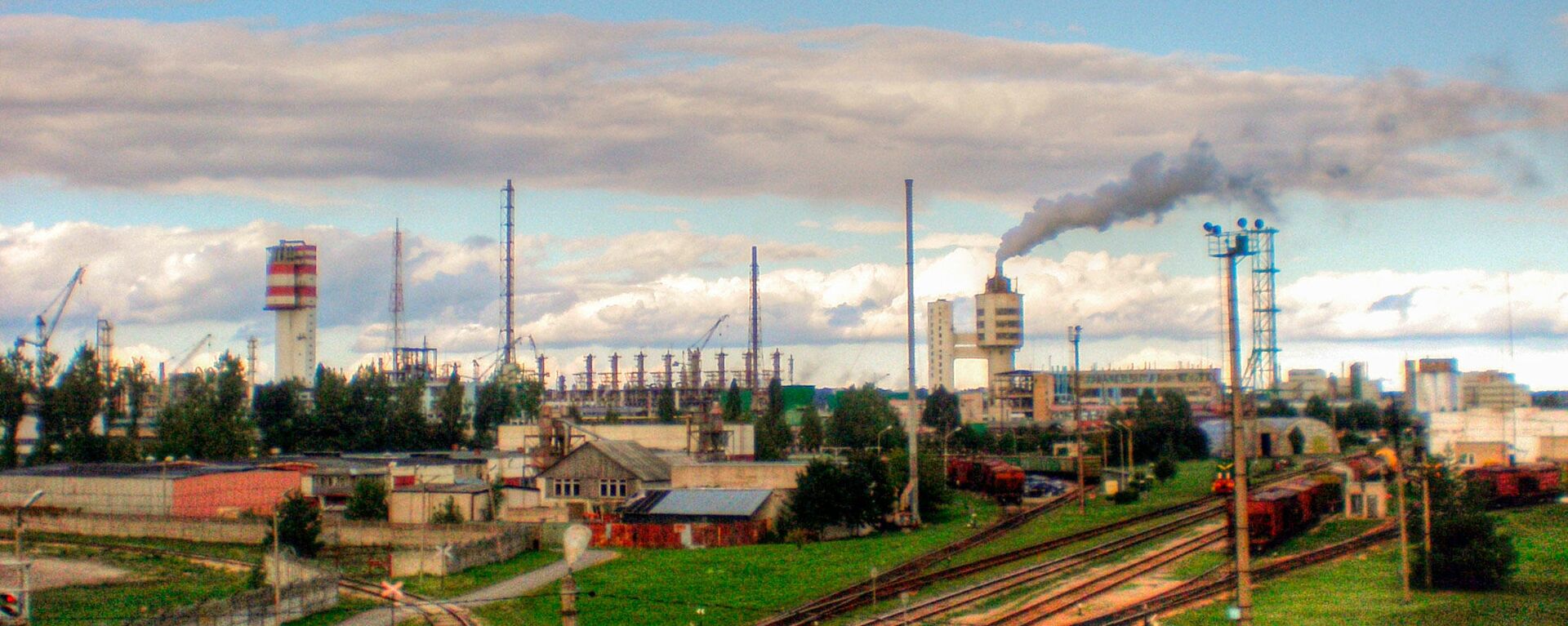 Химический завод компании Achema в городе Ионава, Литва - Sputnik Латвия, 1920, 04.02.2022