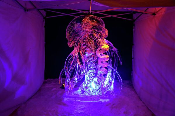 В Елгаве проходит традиционный фестиваль ледяных скульптур - Sputnik Латвия