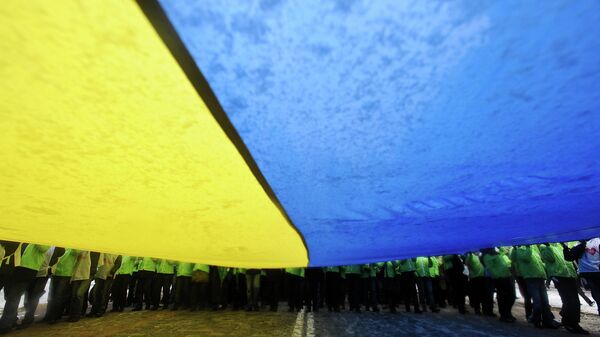 Празднование Дня соборности и свободы в Киеве - Sputnik Latvija