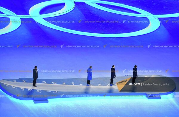 Официальная церемония закрытия XXIV зимних Олимпийских игр в Пекине. - Sputnik Латвия