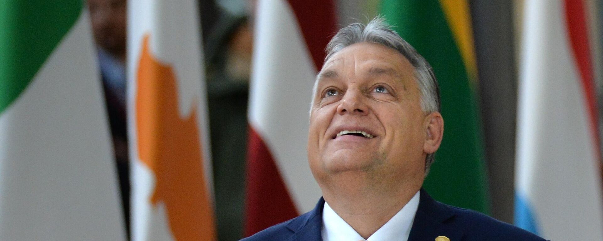 Премьер-министр Венгрии Виктор Орбан на саммите глав государств и правительств Евросоюза в Брюсселе - Sputnik Латвия, 1920, 04.04.2022