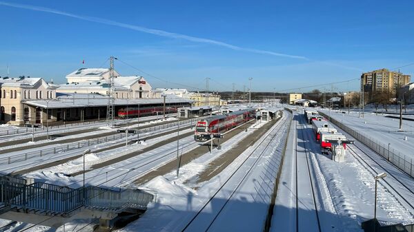 Железнодорожный вокзал в Вильнюсе - Sputnik Латвия