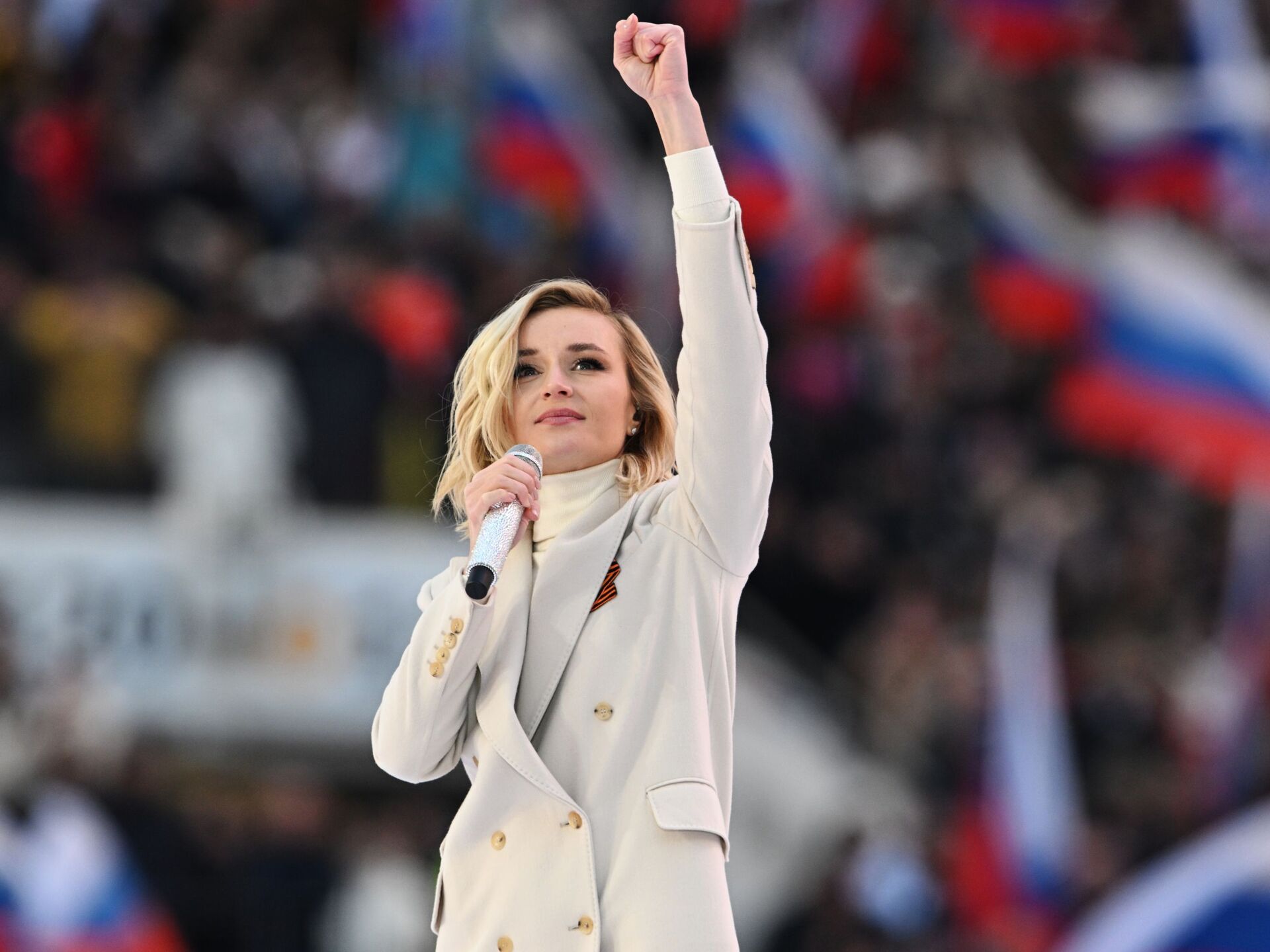 Выступление Полины Гагариной в Лужниках 2022