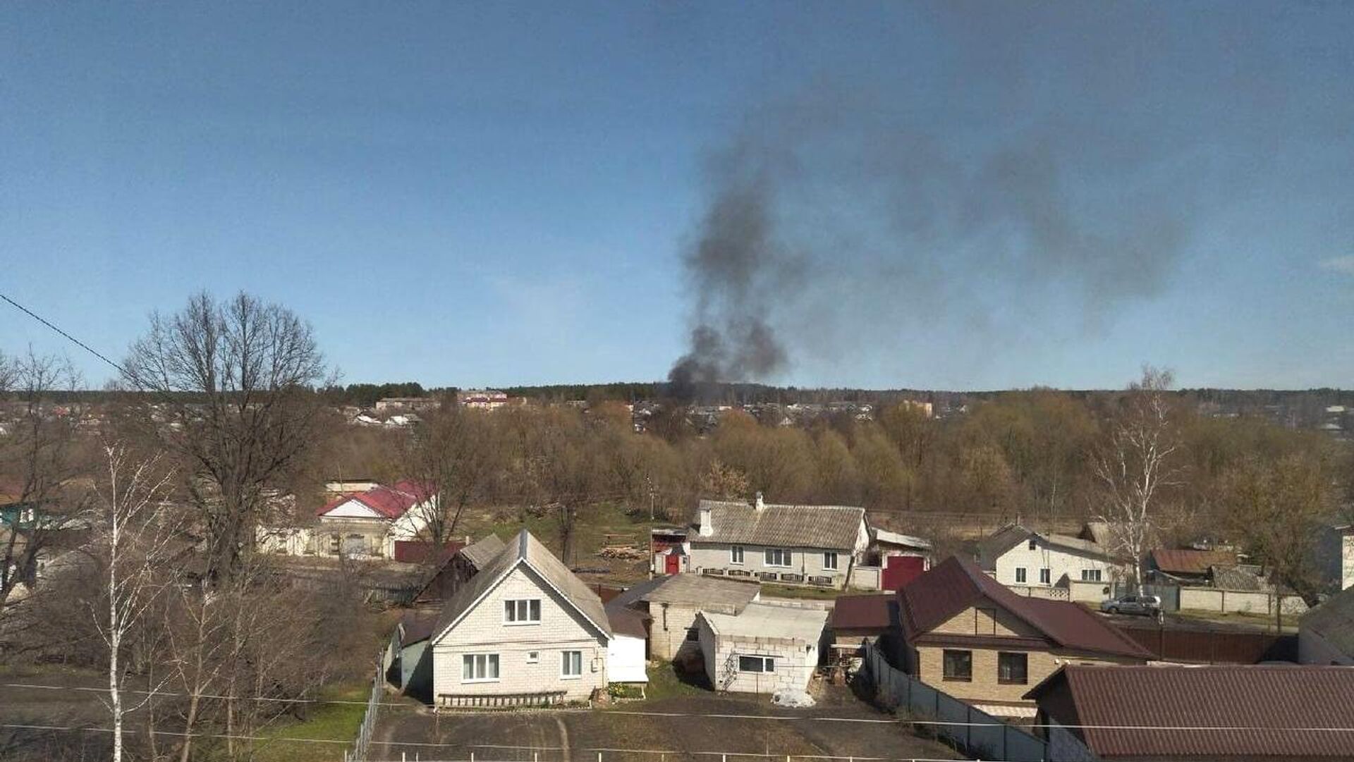 ВСУ обстреляли поселок Климово в Брянской области, 14 апреля 2022 года  - Sputnik Latvija, 1920, 16.04.2022