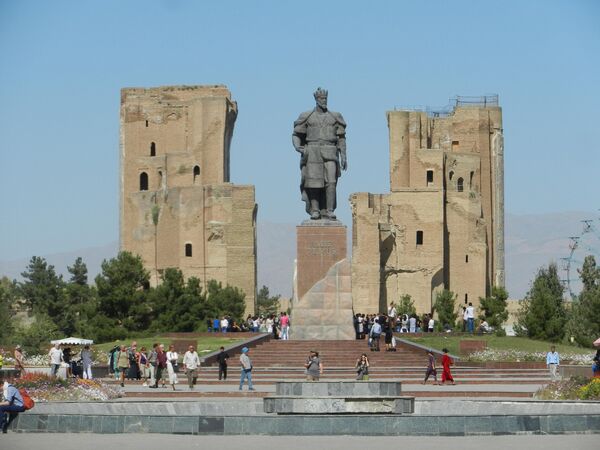 Дворец Ак-Сарай в Шахрисабзе, Узбекистан. Дворец Ак-Сарай в Шахрисабзе, Узбекистан. - Sputnik Латвия