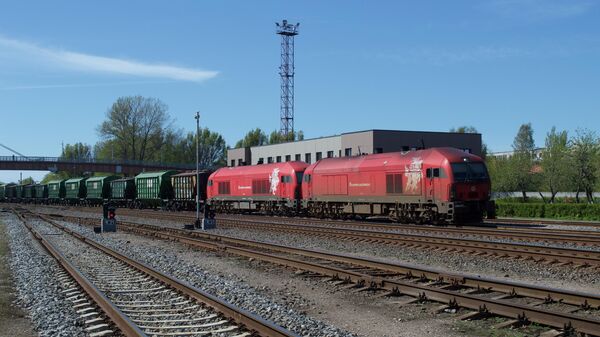 Железнодорожный состав в Клайпеде - Sputnik Латвия