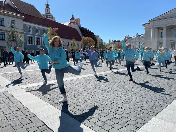 В честь Международного дня танца в Вильнюсе ежегодно проходят разные мероприятия. - Sputnik Латвия