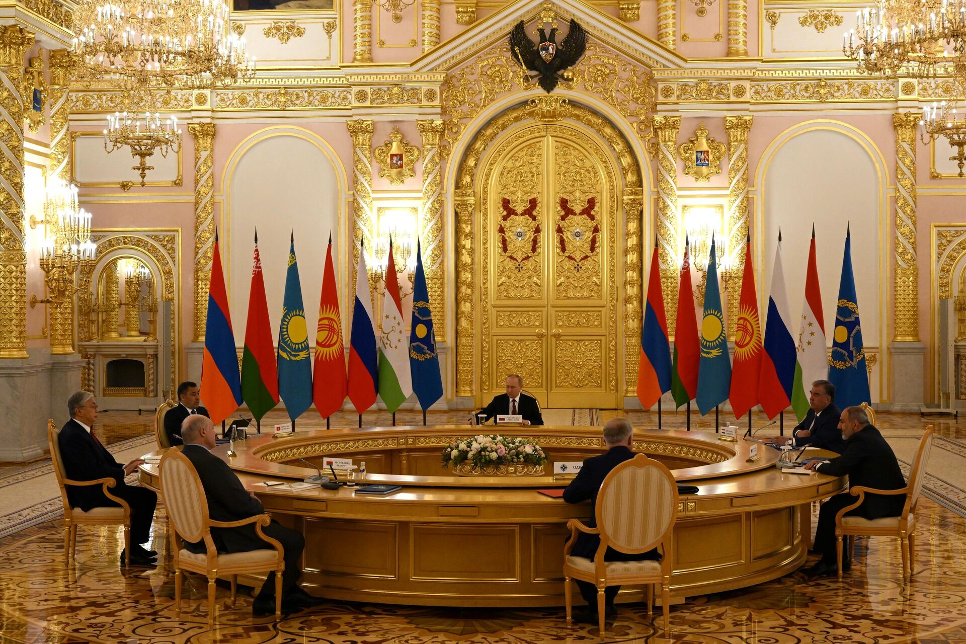 Встреча лидеров государств - членов ОДКБ в Кремле - Sputnik Латвия, 1920, 16.05.2022