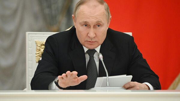 Президент РФ Владимир Путин проводит заседание президиума Госсовета - Sputnik Латвия