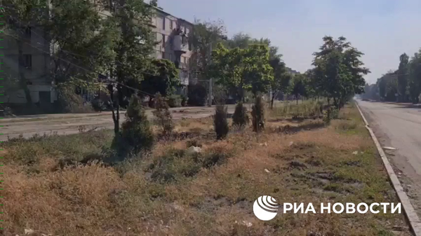 Видео РИА Новости. Украинские войска обстреливают Северодонецк - Sputnik Latvija