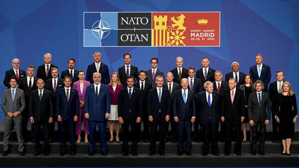 Лидеры НАТО на саммите в Мадриде - Sputnik Латвия