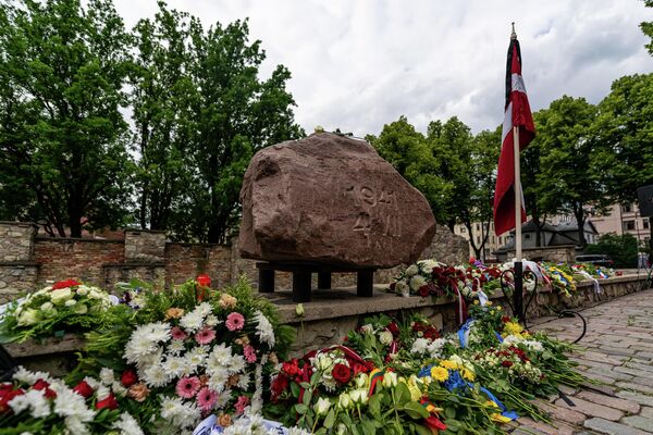 В Риге почтили память жертв геноцида еврейского народа в Латвии. - Sputnik Латвия