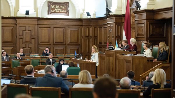 Заседание Сейма Латвии, 27 октября 2022 года  - Sputnik Латвия