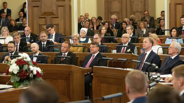 Первое заседание Сейма Латвии 14 созыва, 1 ноября 2022 года  - Sputnik Латвия