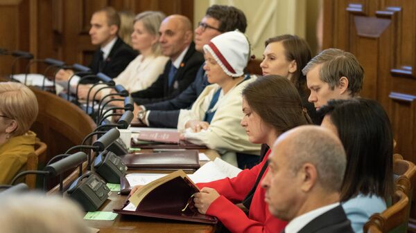 Первое заседание Сейма Латвии 14 созыва, 1 ноября 2022 года  - Sputnik Латвия
