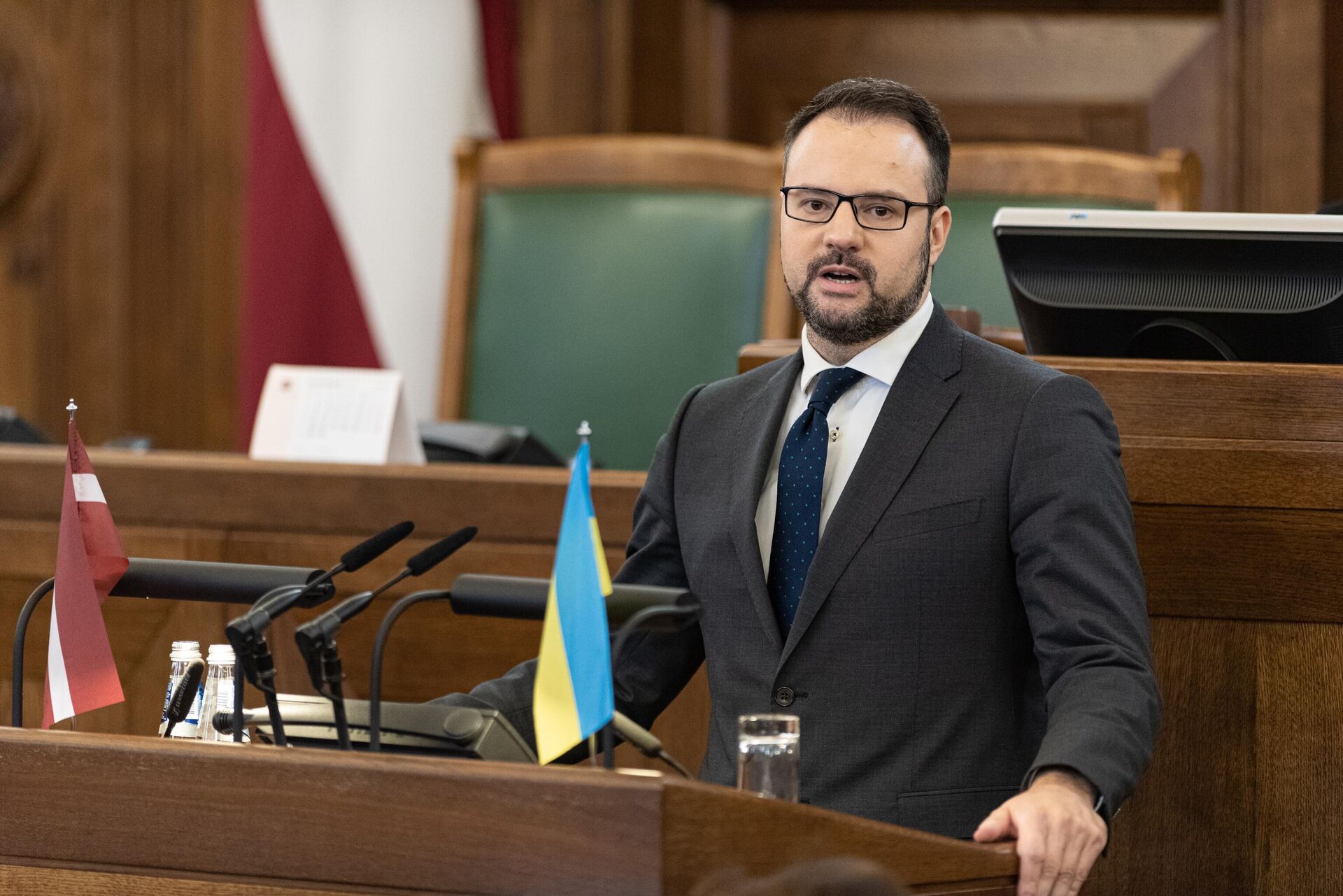 Депутат Сейма Латвии Каспарс Бришкенс Депутат Сейма Латвии Каспарс Бришкенс - Sputnik Латвия, 1920, 20.09.2023