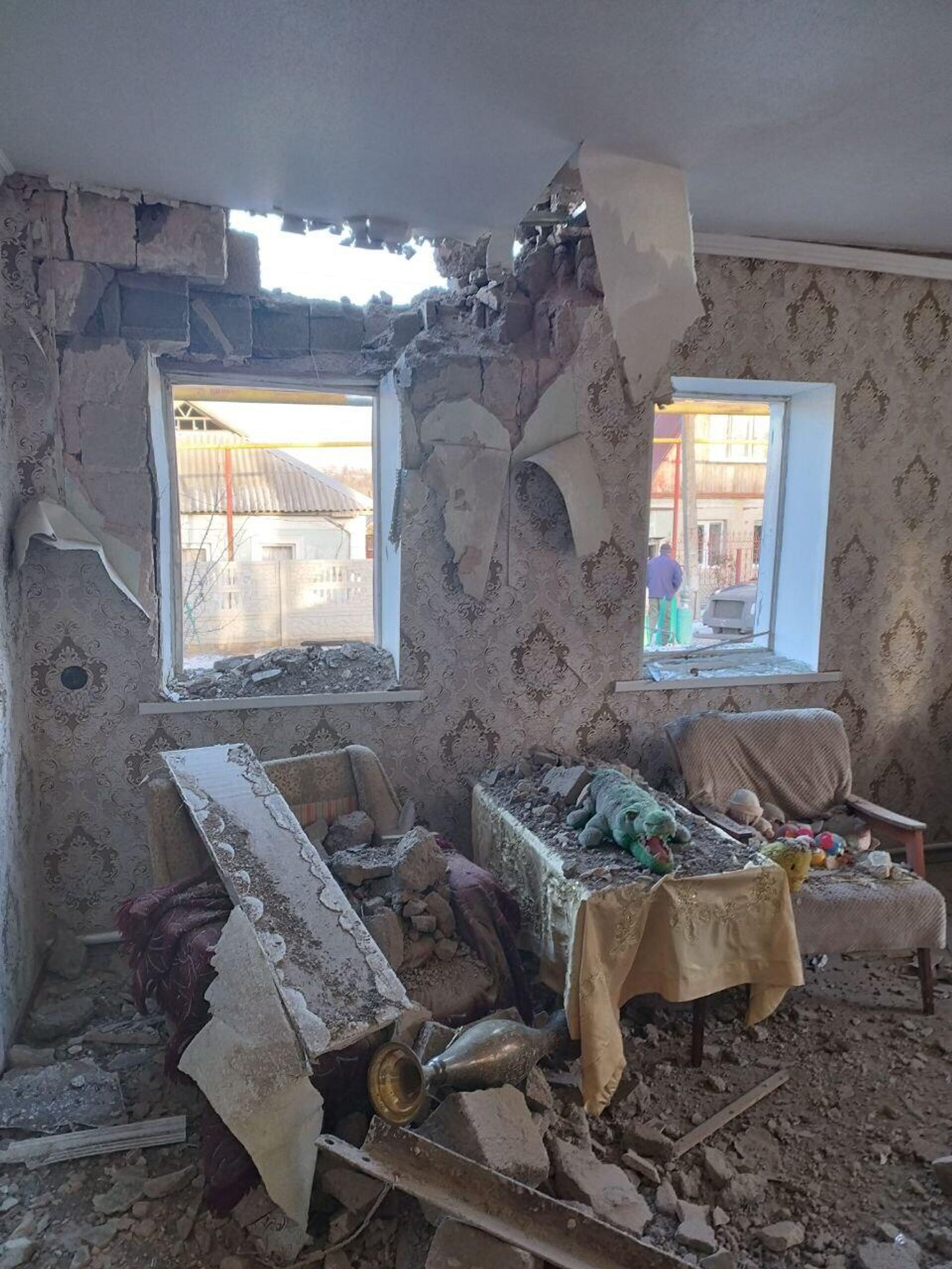 Дом семьи Ильяса, уничтоженный ВСУ Дом семьи Ильяса, уничтоженный ВСУ - Sputnik Латвия, 1920, 18.01.2023