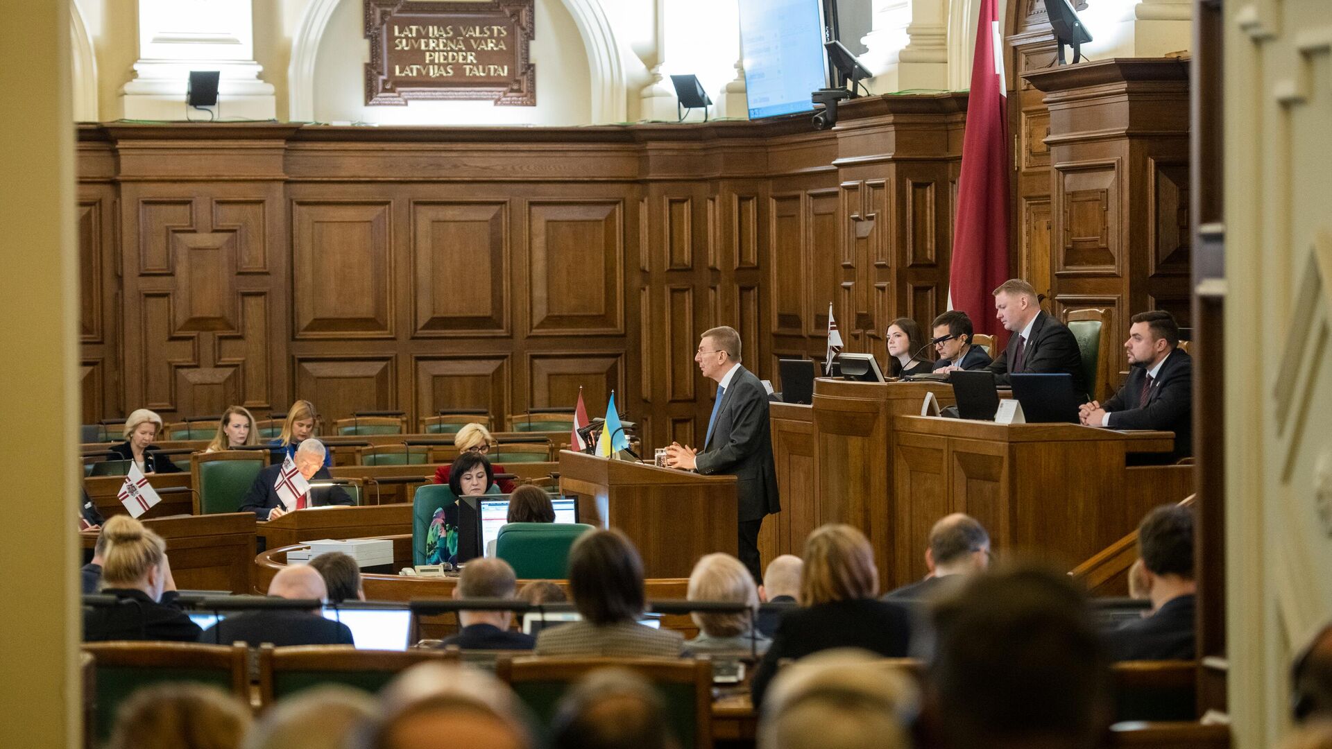 Заседание Сейма Латвии, 26 января 2023 года Заседание Сейма Латвии, 26 января 2023 года - Sputnik Латвия, 1920, 27.01.2023