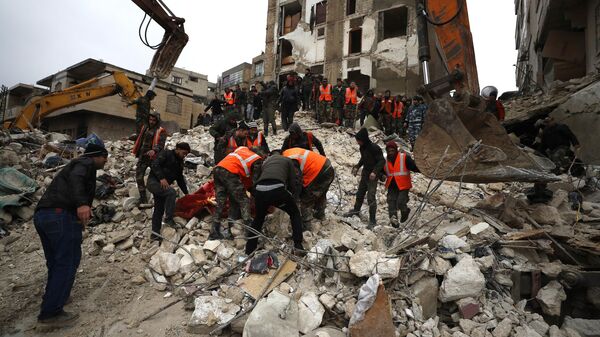 Последствия землетрясения в сирийской Хаме, 6 февраля 2023 года - Sputnik Латвия