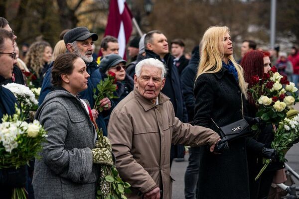 Каждый год 16 марта в Риге проходит шествие легионеров СС и их сторонников. - Sputnik Латвия