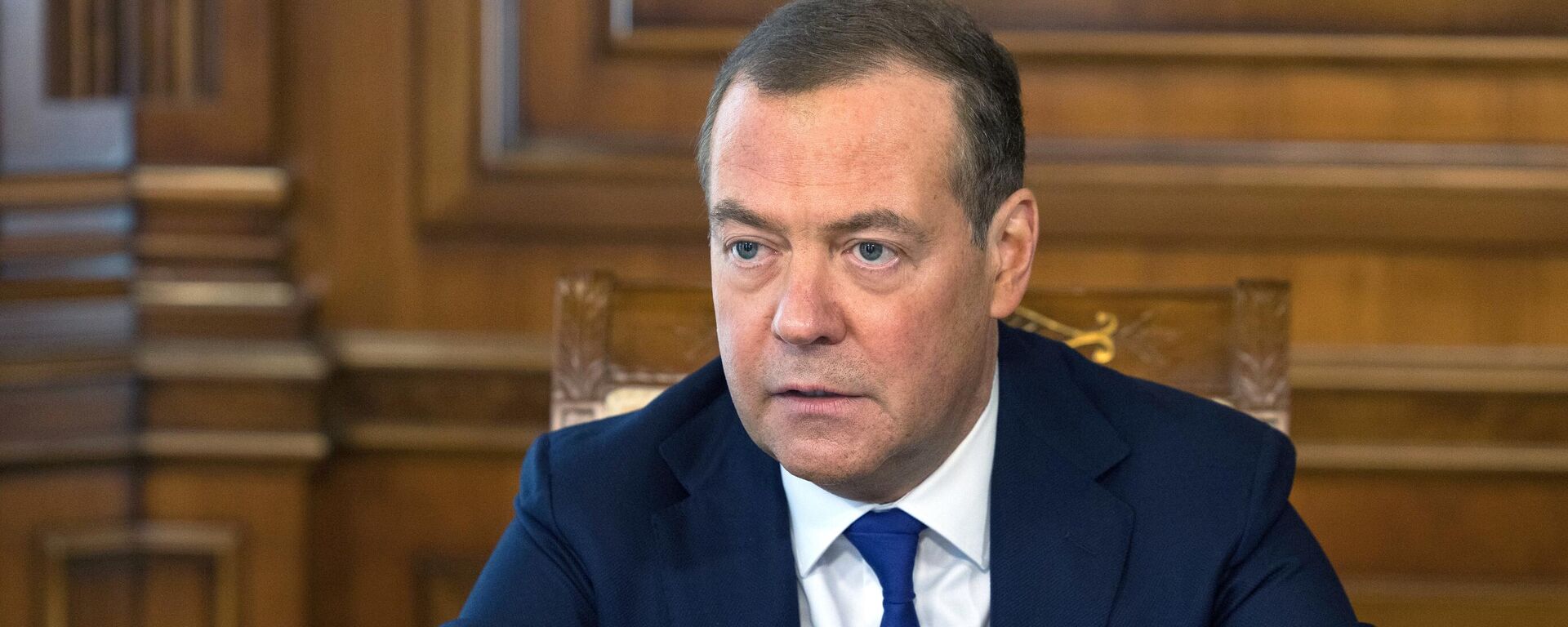 Заместитель председателя Совета безопасности РФ Дмитрий Медведев - Sputnik Латвия, 1920, 23.03.2023