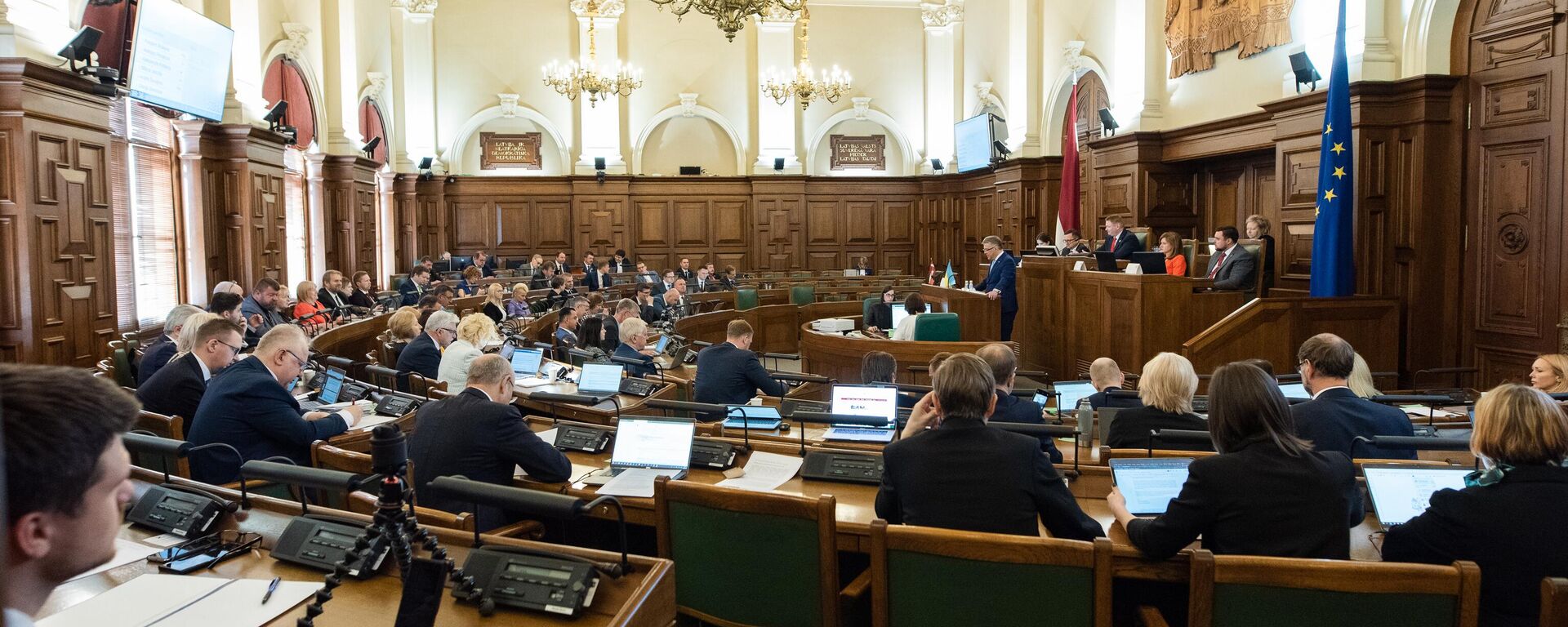 Заседание Сейма Латвии, 20 апреля 2023 года - Sputnik Латвия, 1920, 28.06.2023