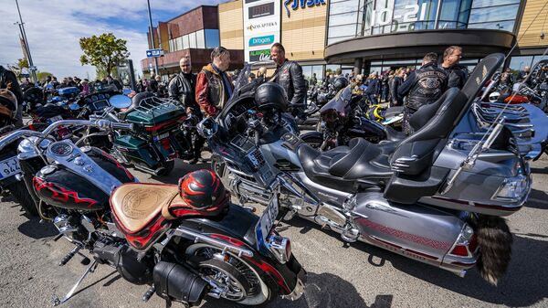 Открытие мотоциклетного сезона в Риге - Sputnik Латвия