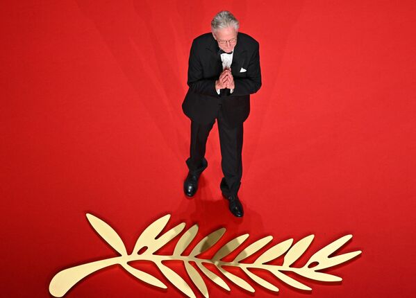 Актер Майкл Дуглас на церемонии открытия 76-го международного Каннского кинофестиваля. - Sputnik Латвия