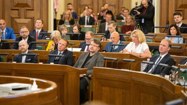 Процедура голосования в Сейме за кандидатуру президента Латвии, 31 мая 2023 года - Sputnik Латвия