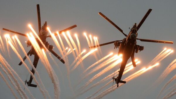 Вертолеты Ми-28 Ночной охотник  - Sputnik Латвия