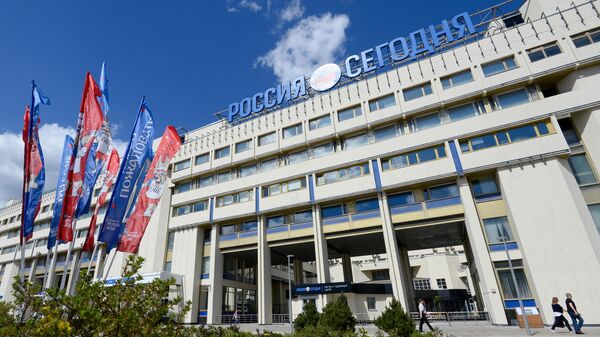 Здание медиагруппы Россия сегодня в Москве - Sputnik Латвия