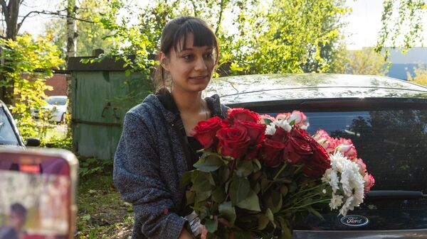 Латвийскую активистку Татьяну Андриец выпустили из Рижской Ильгюциемской женской тюрьмы - Sputnik Латвия