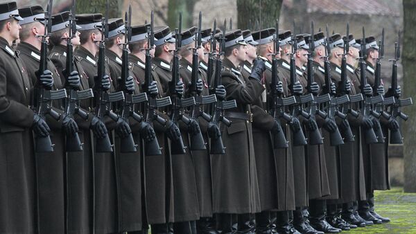 Военные Латвии на Дне Лачплесиса - Sputnik Латвия