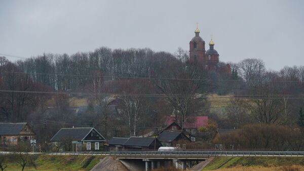 Церковь Бориса и Глеба в селе Вышгородок Пыталовского района - Sputnik Латвия