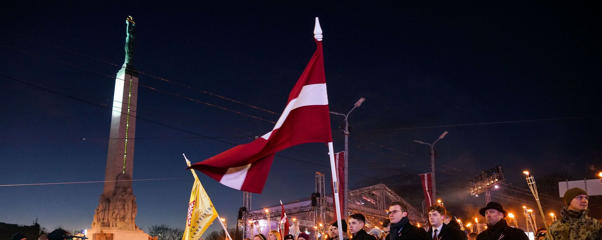 Факельное шествие 18 ноября в Риге - Sputnik Latvija, 1920, 27.01.2021