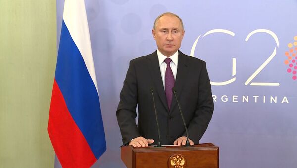 Путин рассказал о беседе с Трампом на G20 - Sputnik Латвия