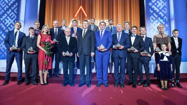 Церемония награждения лучших латвийских спортсменов по итогам 2018 - Sputnik Латвия