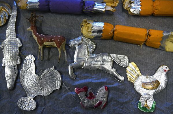 Jaungada rotaļlietas no Maskavas muzeja kolekcijas Jaungada rotaļlietas no Maskavas muzeja kolekcijas - Sputnik Latvija